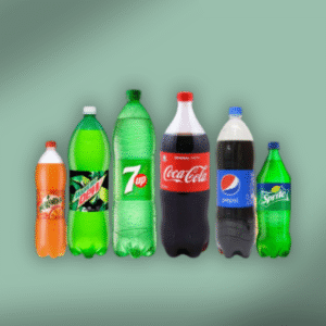 7 Up, Coca Cola, Dew, Pepsi, Sprite, Marinda (1.5 Ltr)