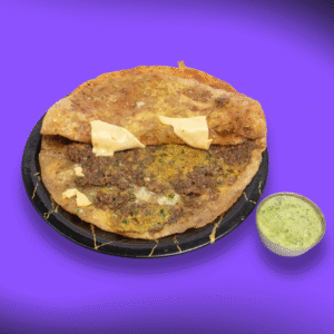 Beef Qeema Cheese Paratha